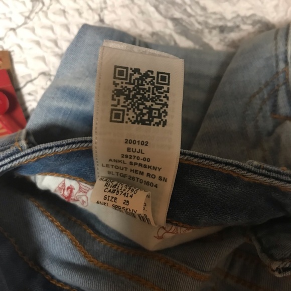 True Religion Jeans Super Skinny Size- 25 - Picture 13 of 13